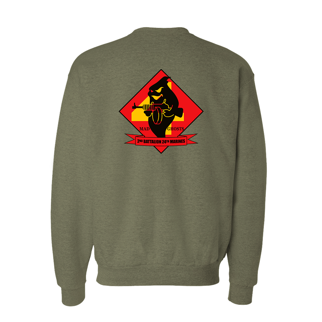 2nd Battalion 24th Marines Unit "The Mad Ghosts" Sweatshirt #2