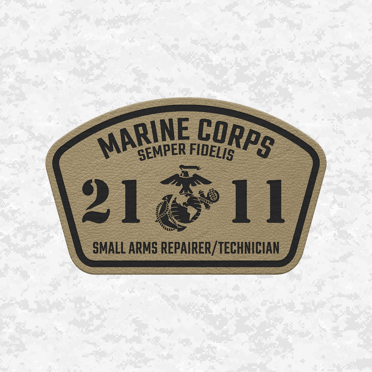 MOS 2111 Small Arms Repairer/Technician | Leather Patch | Velcro Backed