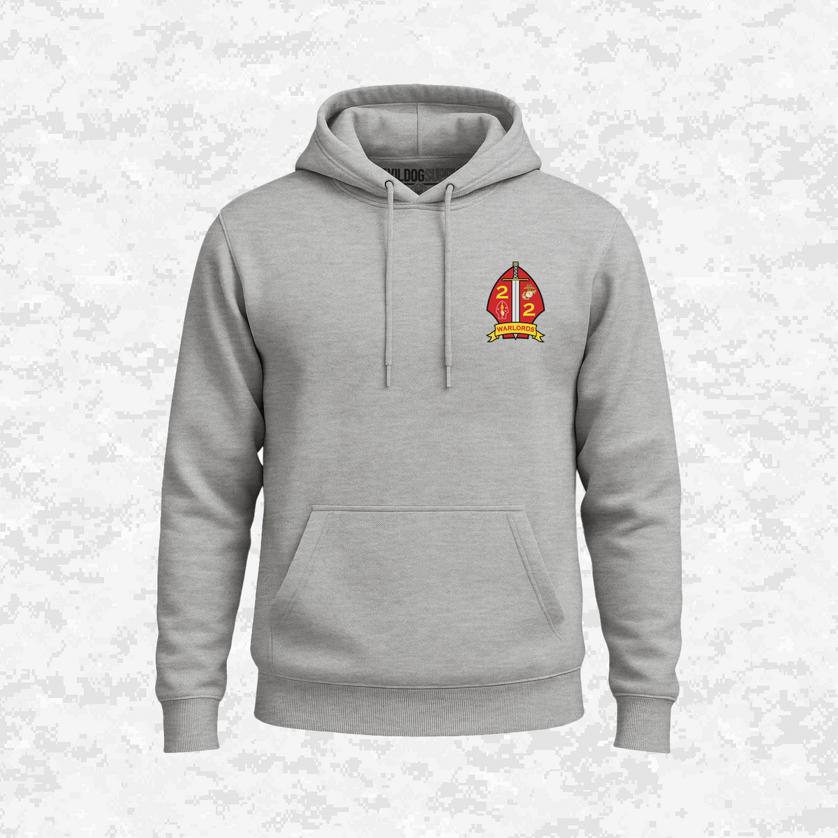 2nd Battalion 2nd Marines Unit "Warlords" Classic Edition #3 | Hoodie