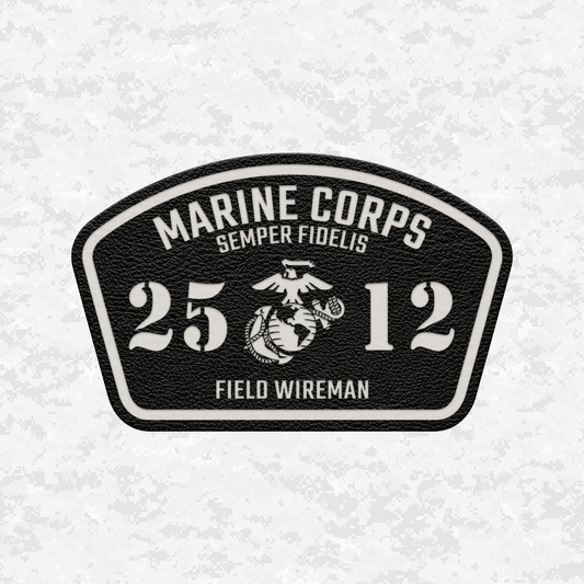 MOS 2512 Field Wireman | Leather Patch | Velcro Backed