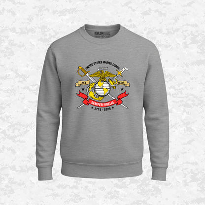 250th USMC | Semper Fidelis | United States Marine Corps | EGA | 250 Years Collection | Sweatshirt