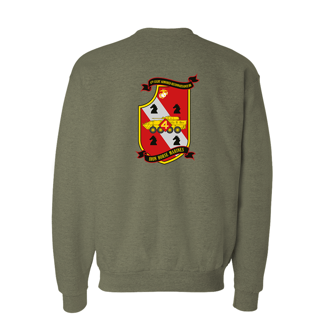 4th Light Armored Reconnaissance Battalion "Iron Horse Marines" Sweatshirt