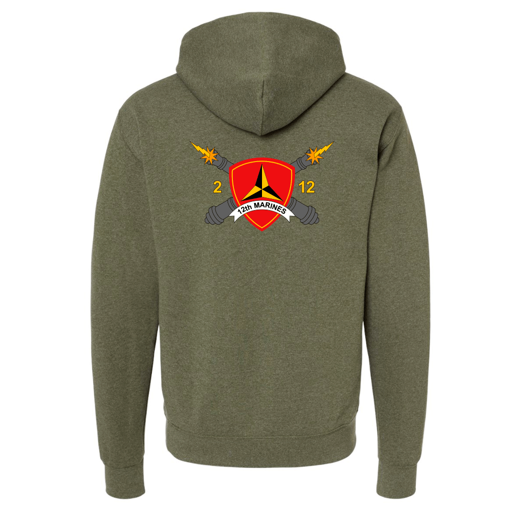 2nd Battalion 12th Marines Unit "The Thundering Guns of Death" Hoodie