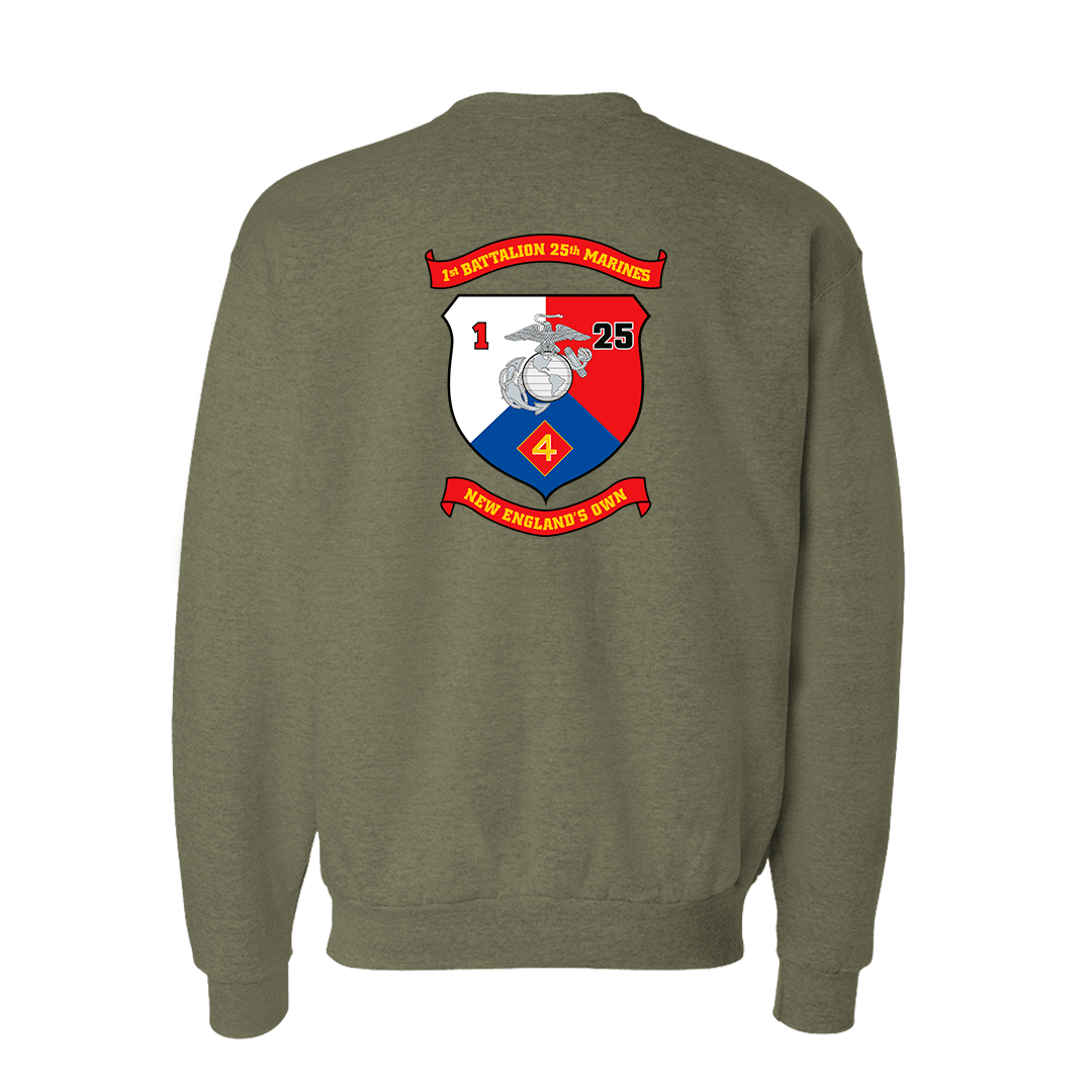 1st Battalion 25th Marines Unit "New England's Own" Sweatshirt