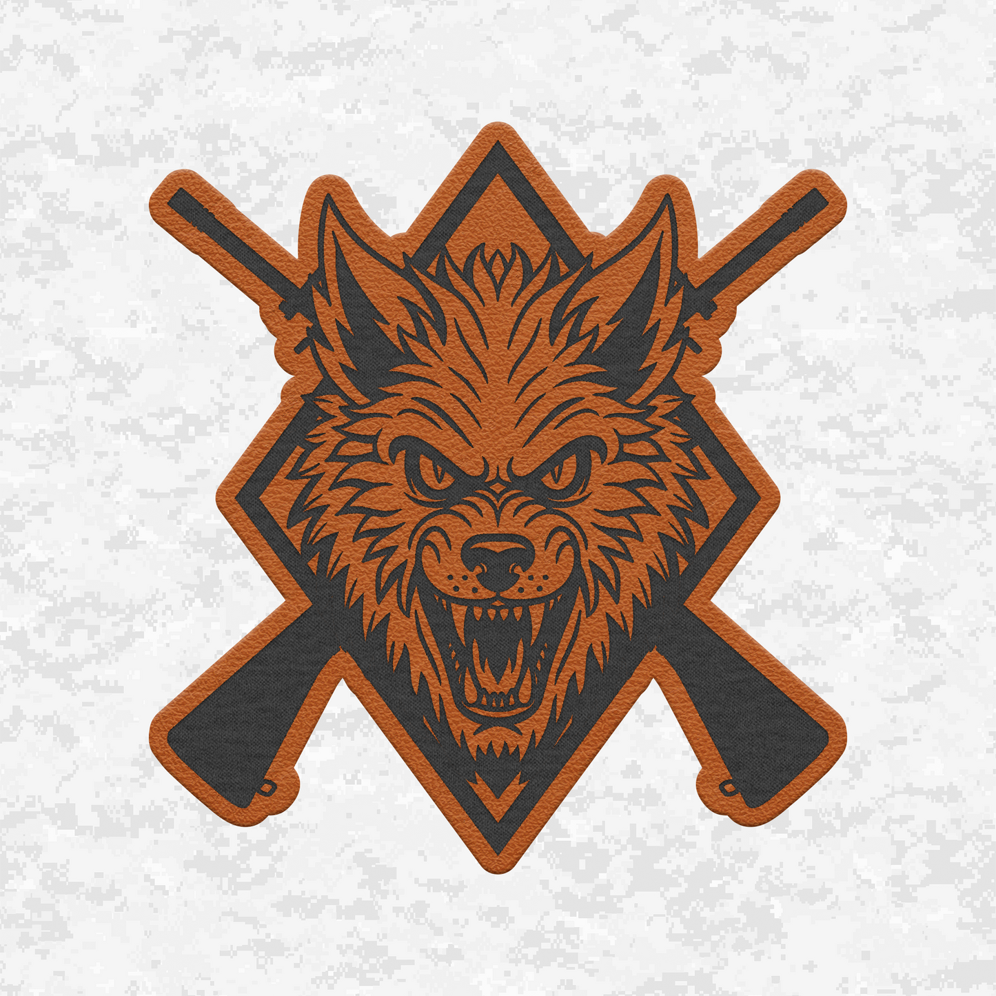 Tactical Werewolf Halloween Edition | Leather Patch | Velcro Backed