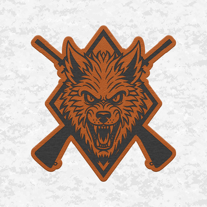 Tactical Werewolf Halloween Edition | Leather Patch | Velcro Backed