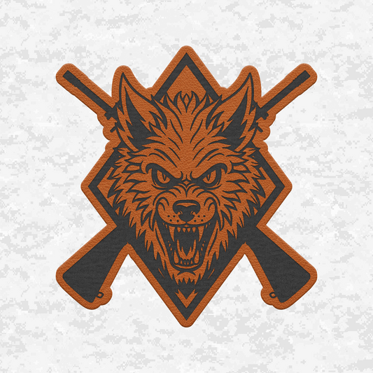 Tactical Werewolf Halloween Edition | Leather Patch | Velcro Backed