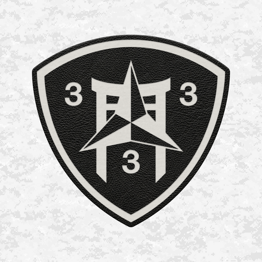 3rd Battalion 3rd Marines "Trinity" #2 | Leather Patch | Velcro Backed