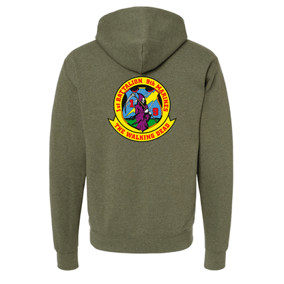 1st Battalion 9th Marines Unit "The Walking Dead" Hoodie
