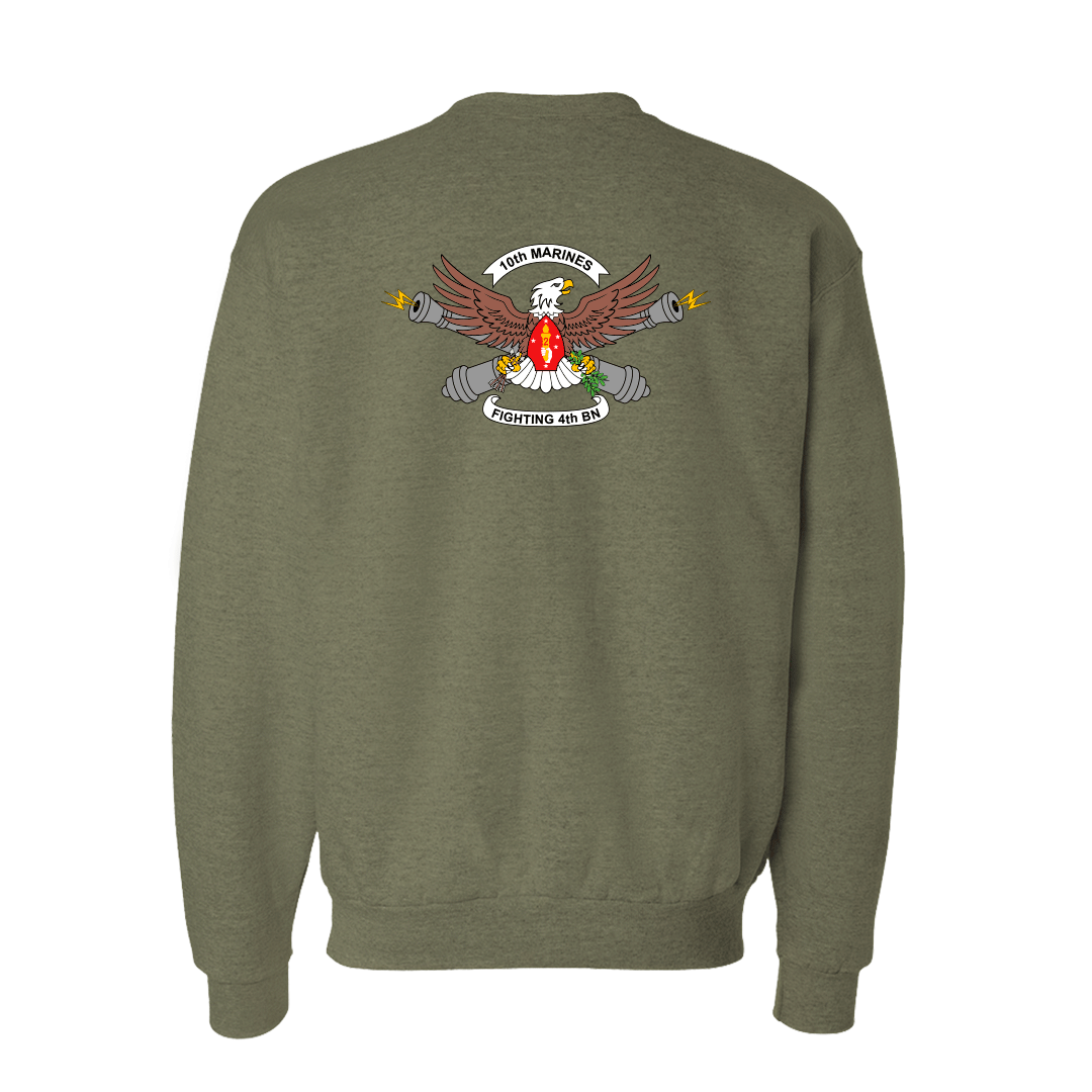 4th Battalion 10th Marines Unit "Fighting 4th" Sweatshirt