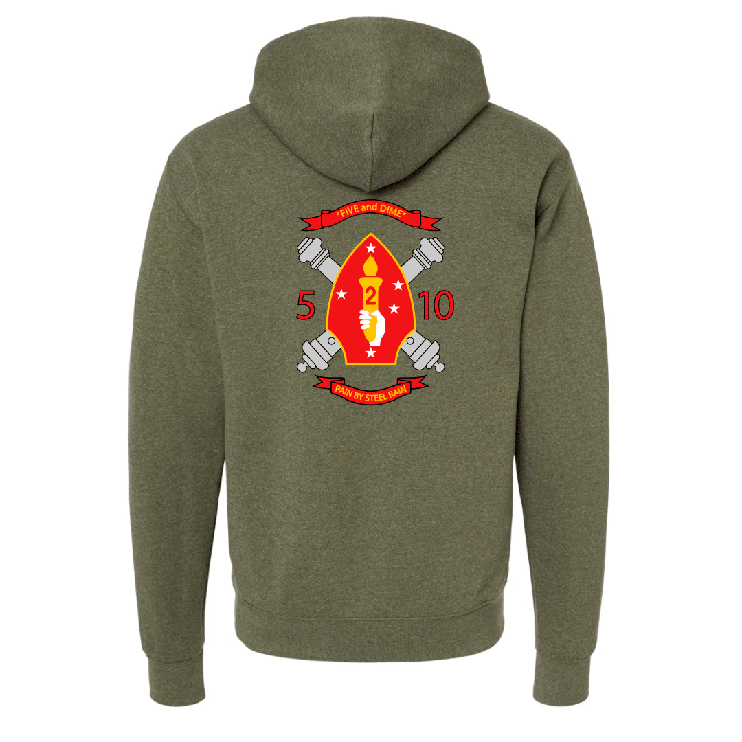 5th Battalion 10th Marines Unit "Five and Dime" Hoodie