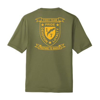 1st Battalion 7th Marines Unit "First Team" DRIFIT Shirt