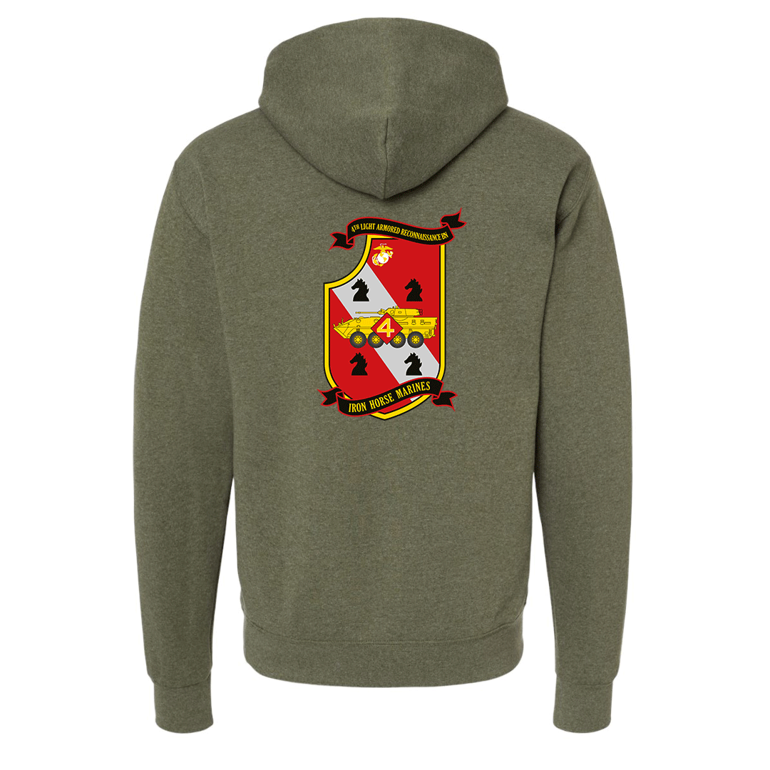 4th Light Armored Reconnaissance Battalion "Iron Horse Marines" Hoodie