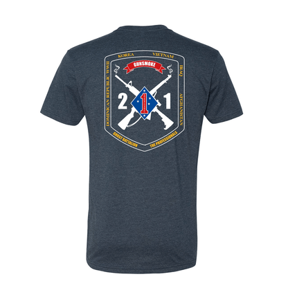 2nd Battalion 1st Marines Unit "Gunsmoke" | T-shirt