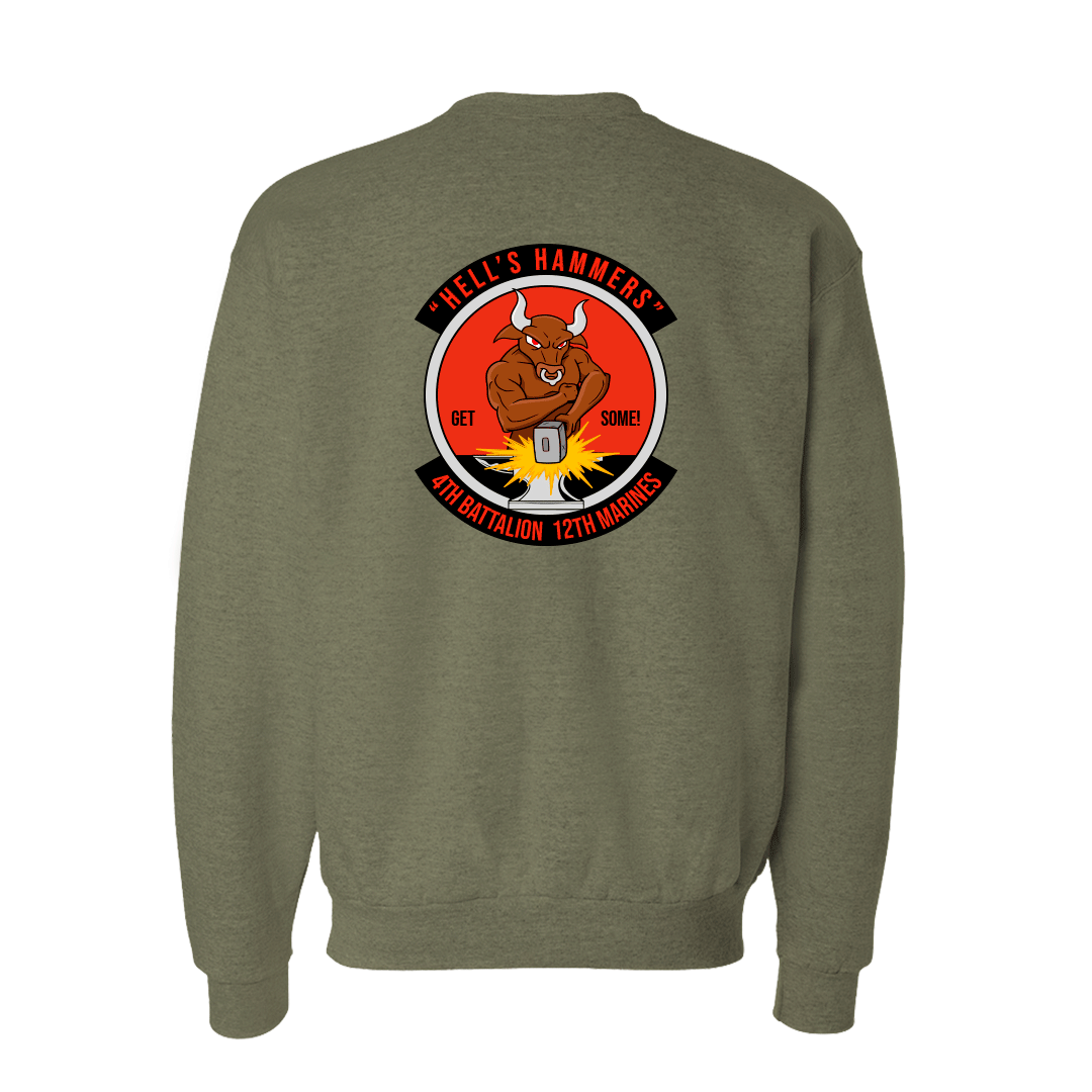 4th Battalion 12th Marines Unit "Hell's Hammers" Sweatshirt