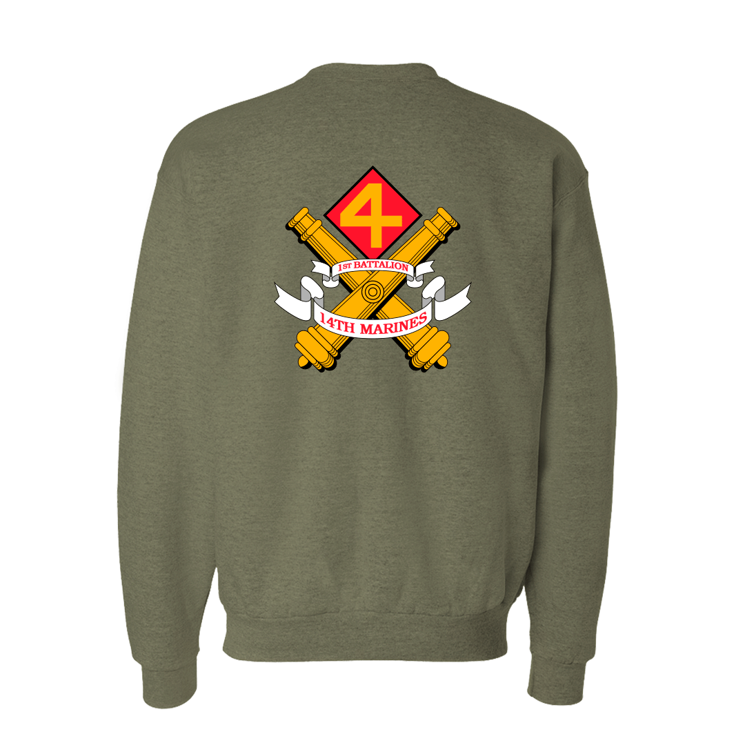 1st Battalion 14th Marines Unit "At the Ready" Sweatshirt