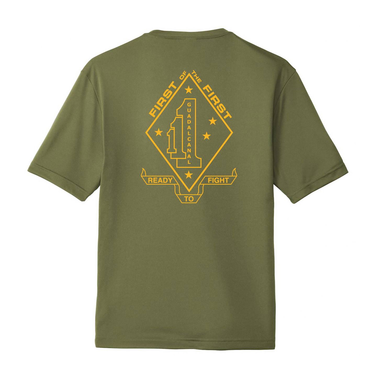 1st Battalion 1st Marines Unit "First of the First" Drifit Shirt