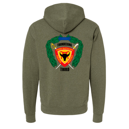 3rd Battalion 4th Marines Unit "Thundering Third" Hoodie