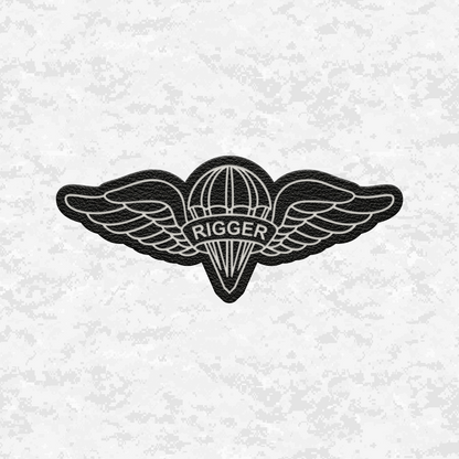 Parachute Rigger (MOS 0451) | Leather Patch | Velcro Backed