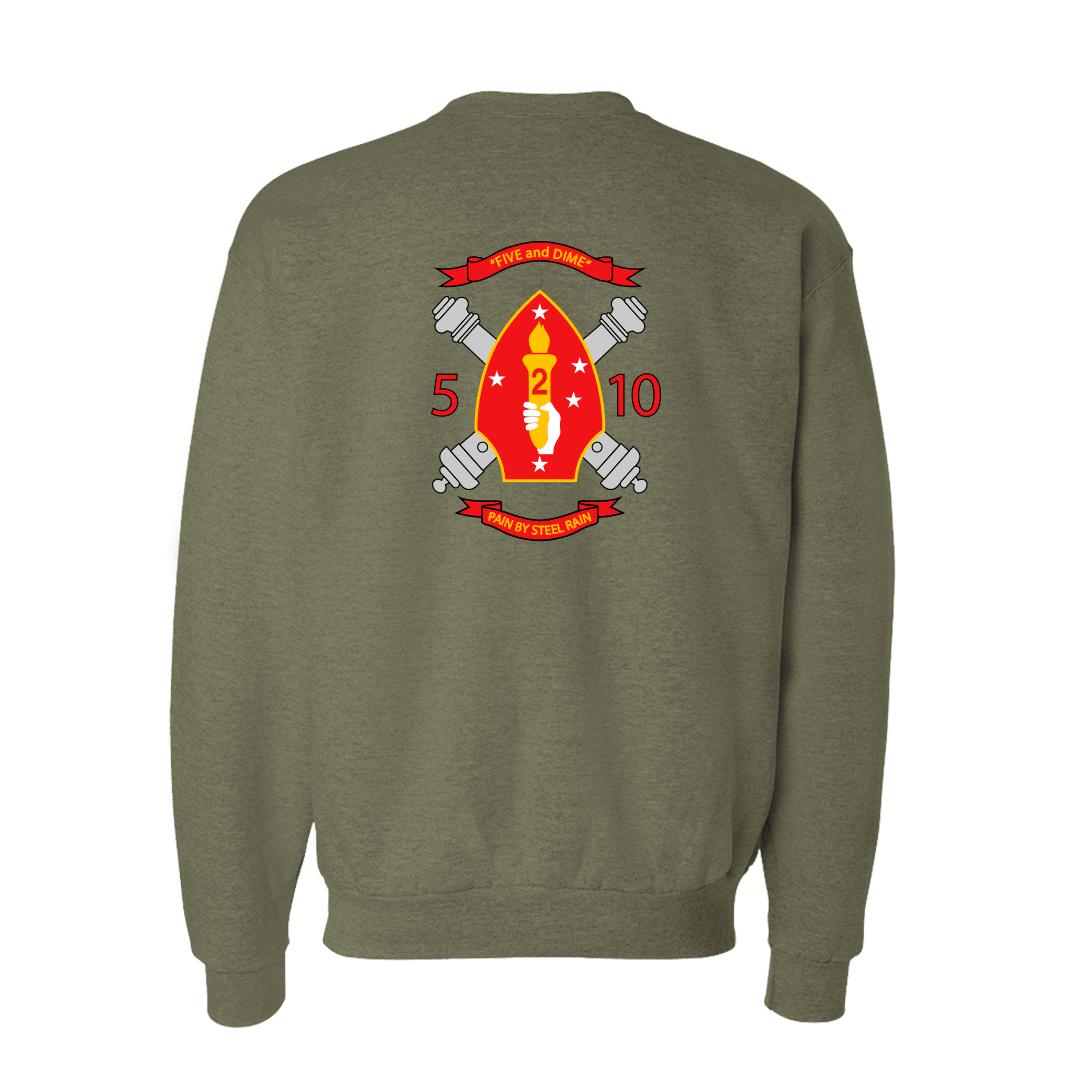 5th Battalion 10th Marines Unit "Five and Dime" Sweatshirt