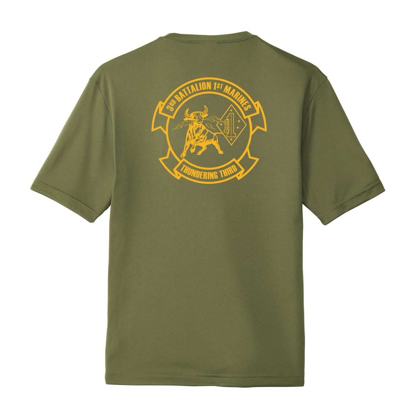 3rd Battalion 1st Marines Unit "Thundering Third" Drifit Shirt