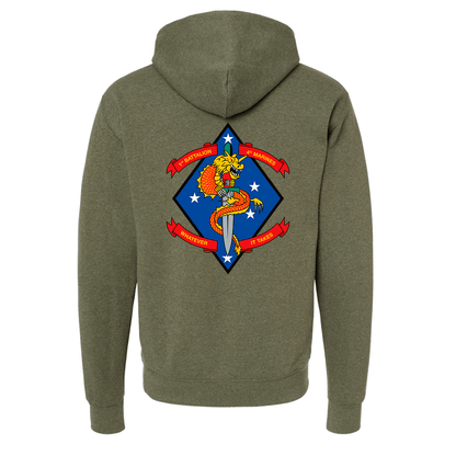 1st Battalion 4th Marines Unit "The China Marines" Hoodie