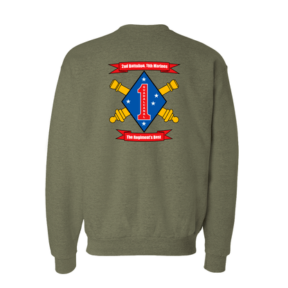 2nd Battalion 11th Marines Unit "Patriot" Sweatshirt