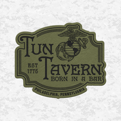 Tun Tavern Est 1775 | Leather Patch | Velcro Backed
