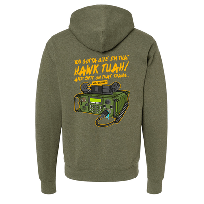 HAWK TUAH "Lick it and Stick it" Hoodie USMC 0621 Radio Operator