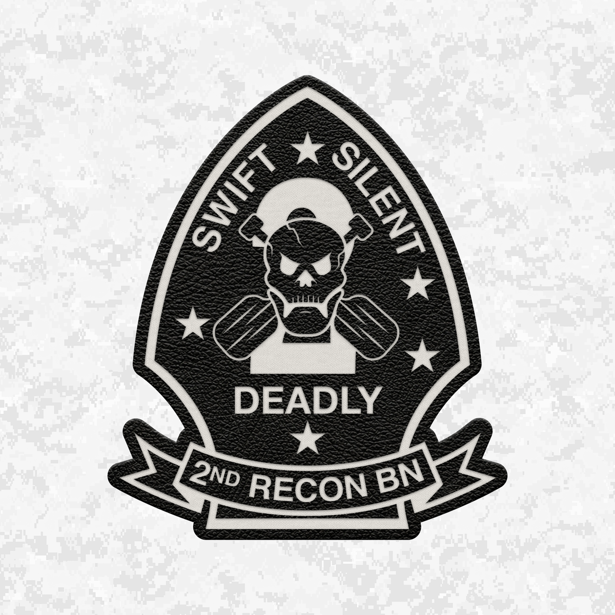 2nd Reconnaissance Battalion Unit ¨Chimera¨ | Leather Patch | Velcro Backed
