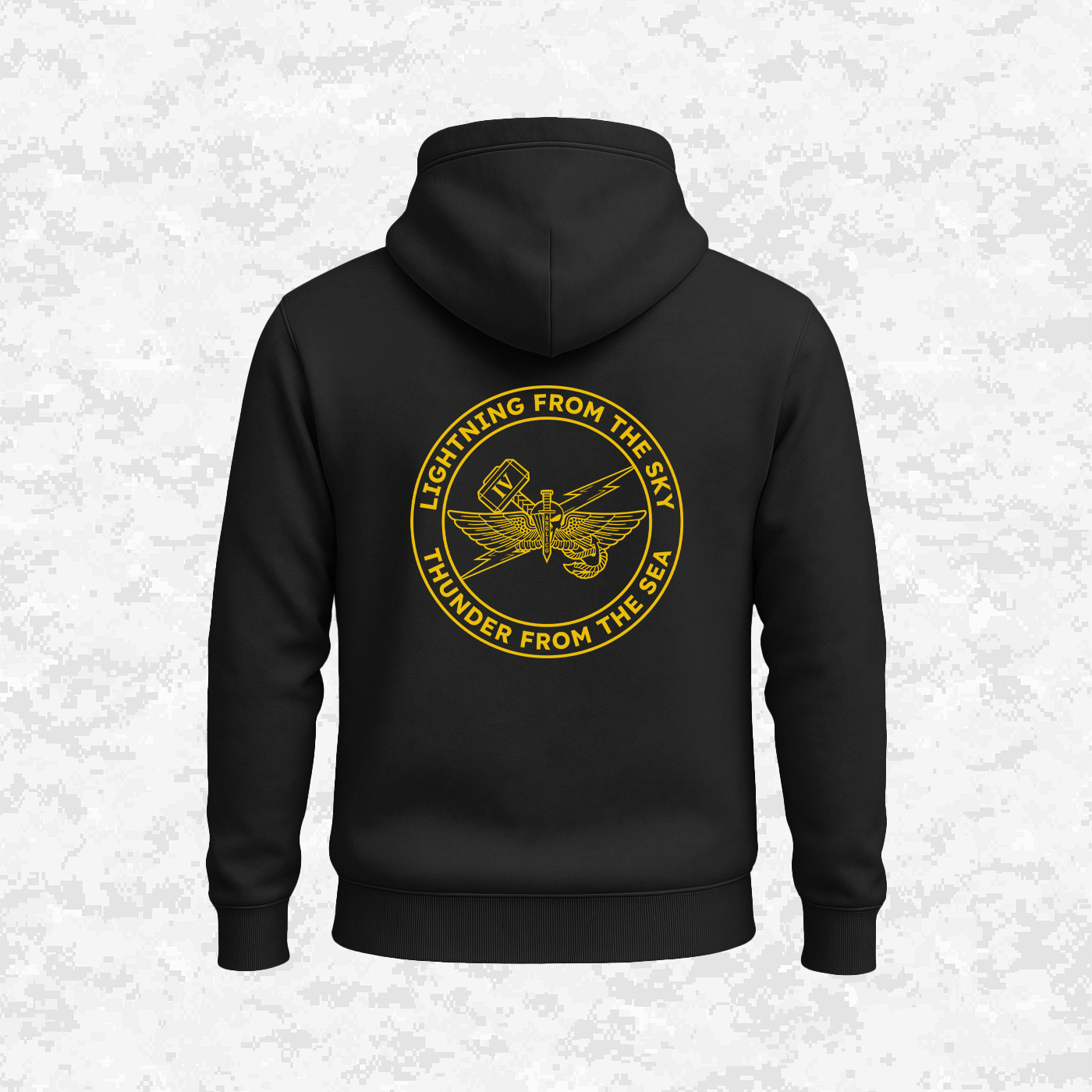 4th ANGLICO | Lightning From The Sky, Thunder From The Sea | Hoodie
