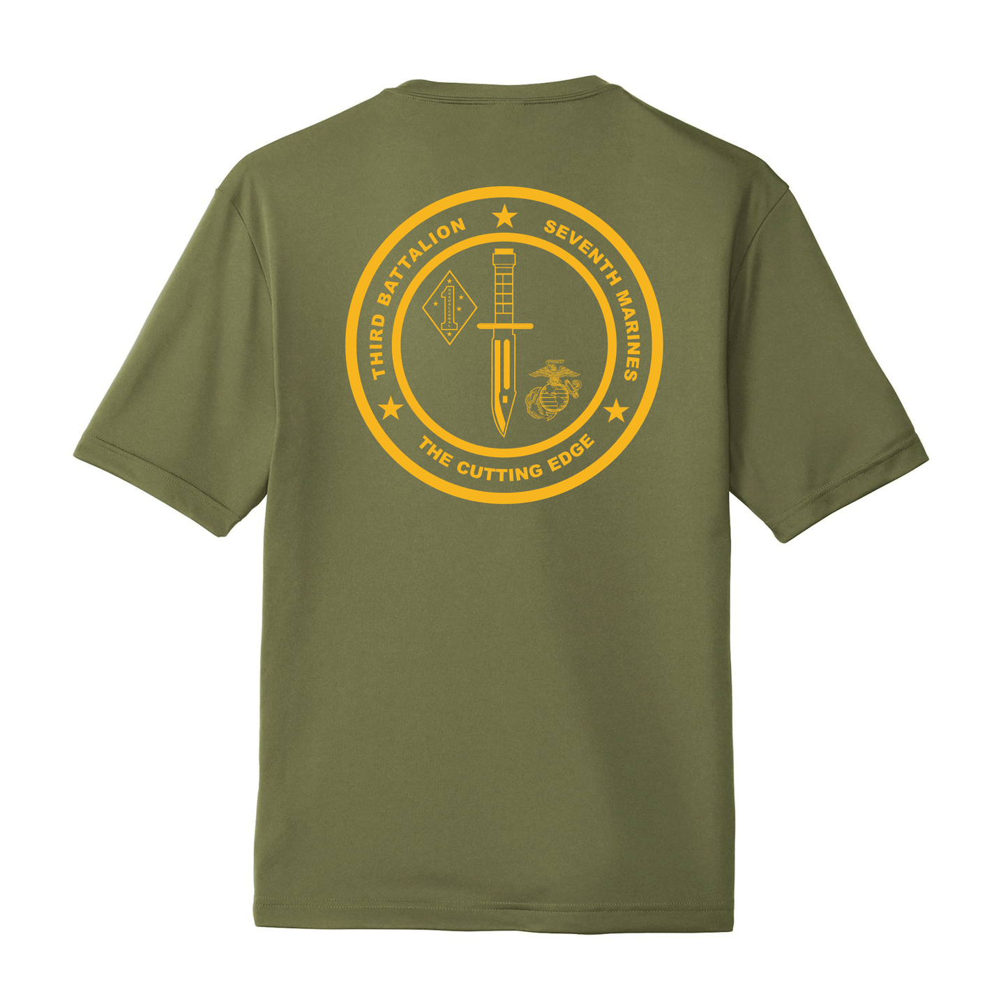 3rd Battalion 7th Marines Unit "The Cutting Edge" Drifit Shirt #2