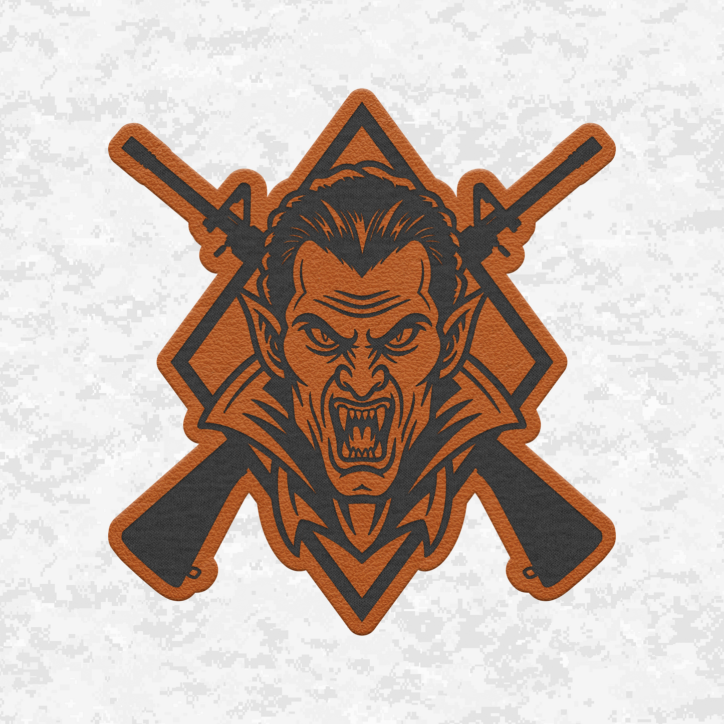 Tactical Vampire Halloween Edition | Leather Patch | Velcro Backed