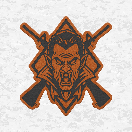 Tactical Vampire Halloween Edition | Leather Patch | Velcro Backed