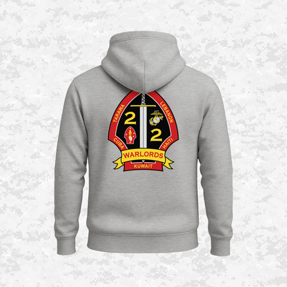 2nd Battalion 2nd Marines Unit "Warlords" Classic Edition #3 | Hoodie