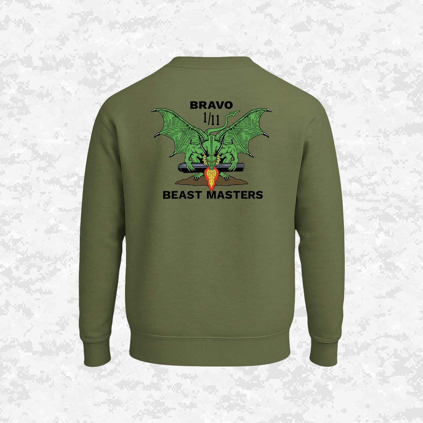 1st Bn 11th marines Bravo "Beast Masters" | Sweatshirt