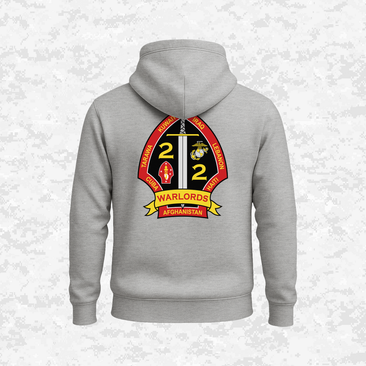 2nd Battalion 2nd Marines Unit "Warlords" Classic Edition #1 | Hoodie