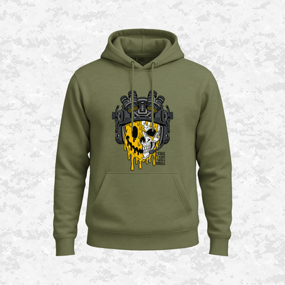 Face Life with a Smile | Tactical Skull | Hoodie