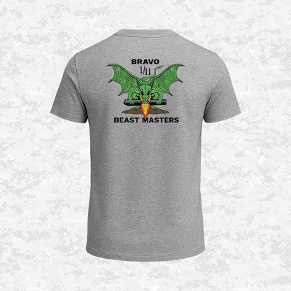 1st Bn 11th marines Bravo "Beast Masters" | T-shirt