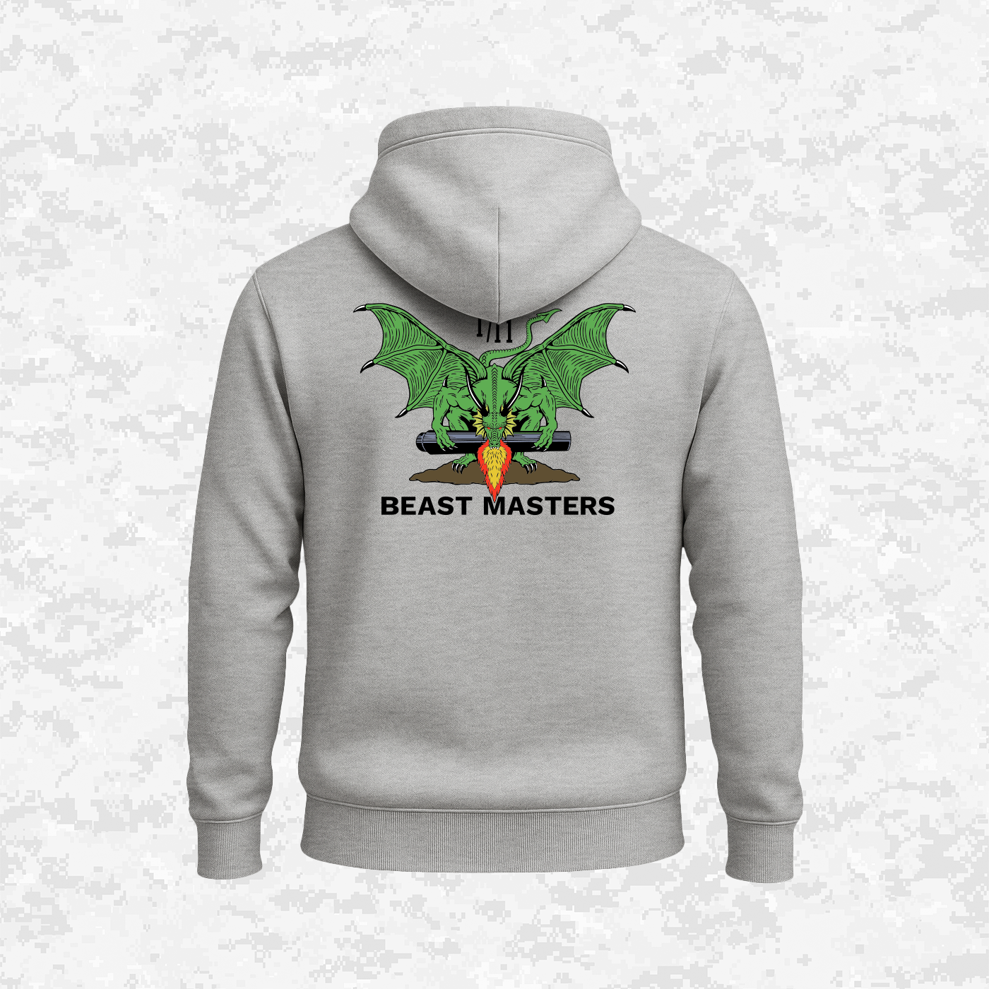1st Bn 11th marines Bravo "Beast Masters" | Hoodie