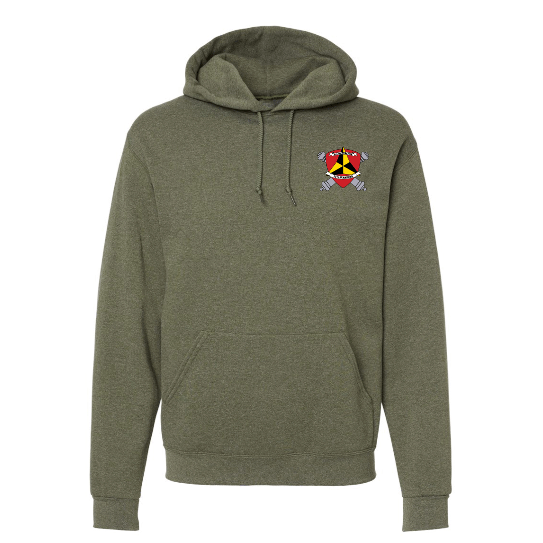 1st Battalion 12th Marines Unit "Spartans" Hoodie