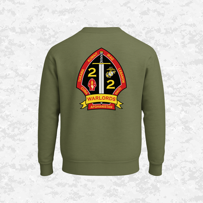 2nd Battalion 2nd Marines Unit "Warlords" Classic Edition #1 | Sweatshirt