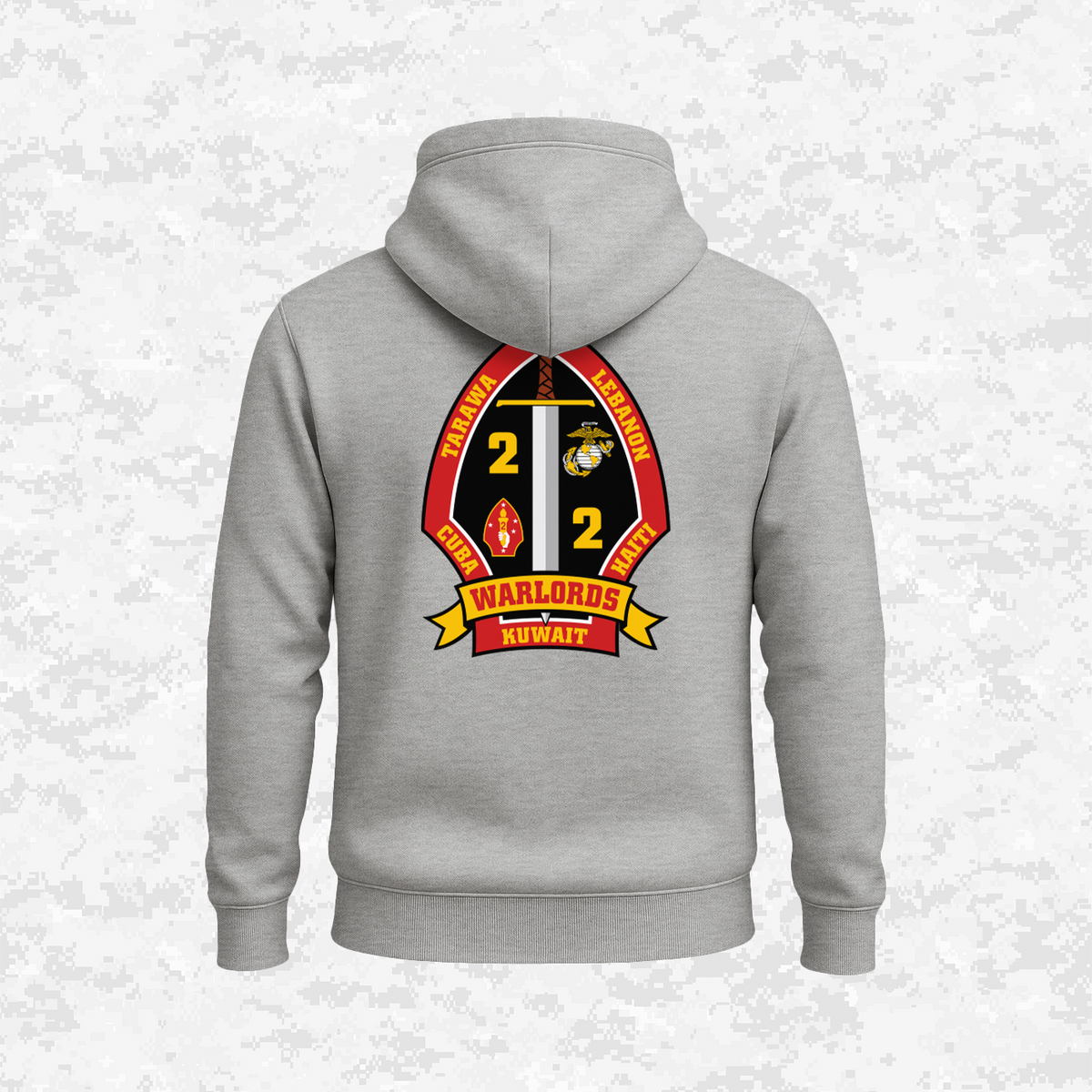 2nd Battalion 2nd Marines Unit "Warlords" #4 | Hoodie