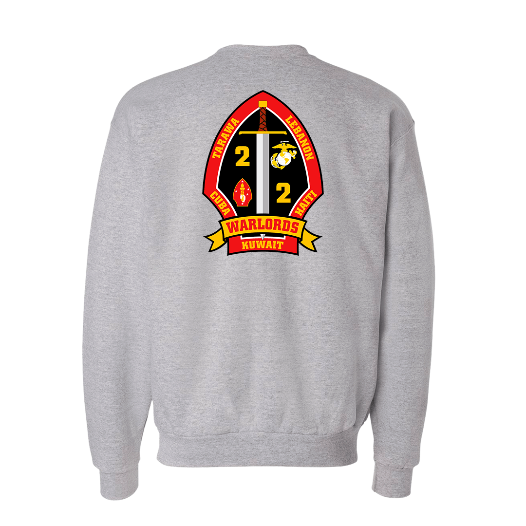 2nd Battalion 2nd Marines Unit "Warlords" Sweatshirt #3