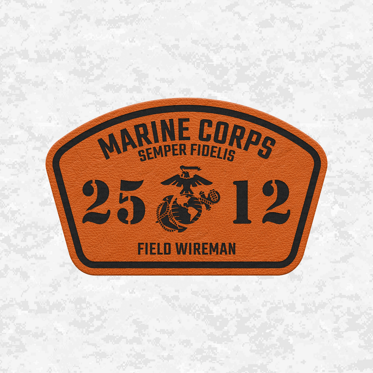MOS 2512 Field Wireman | Leather Patch | Velcro Backed