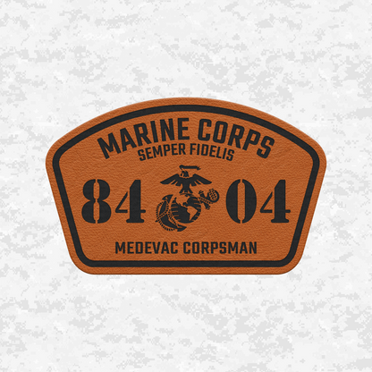 MOS HM-8404 Medevac Corpsman | Leather Patch | Velcro Backed