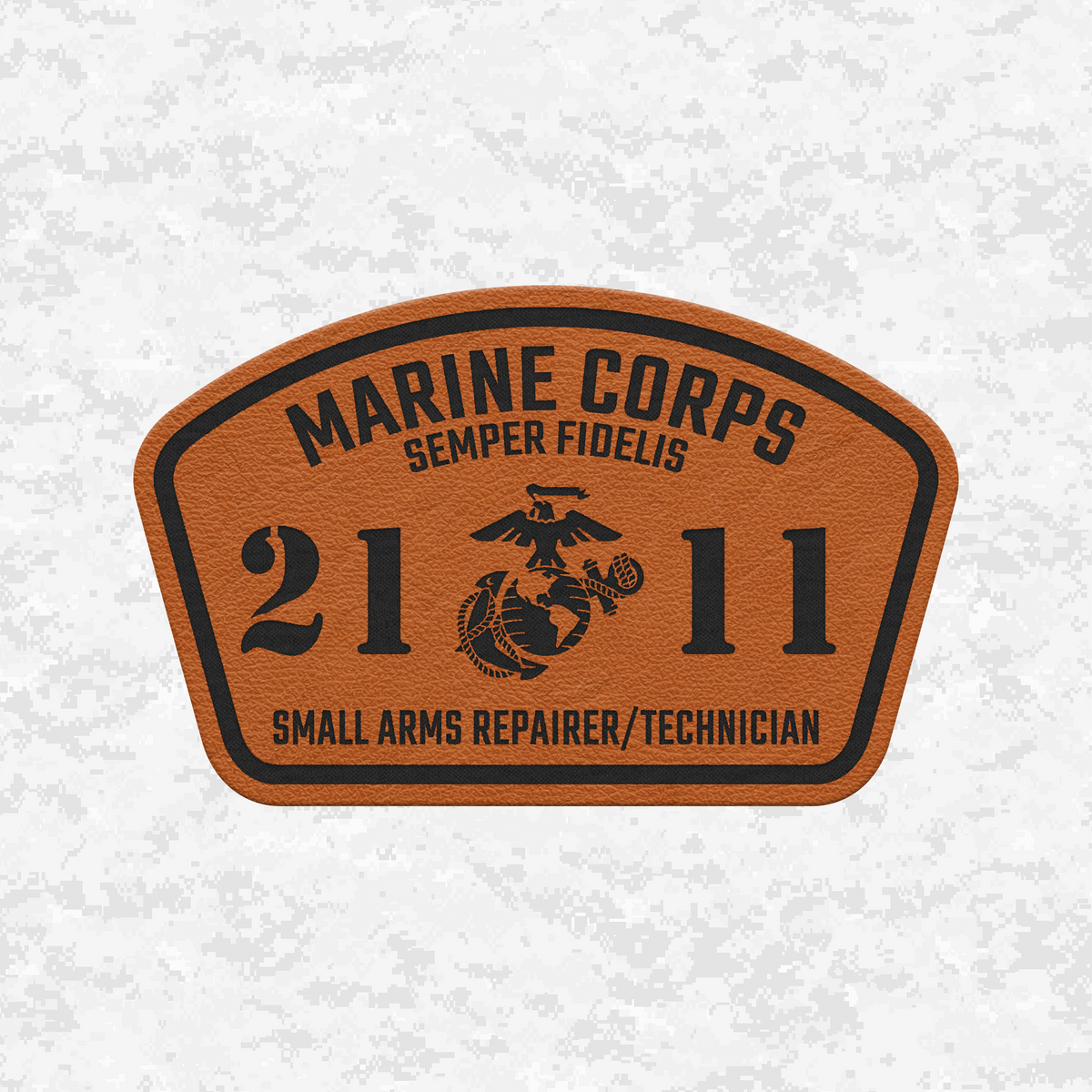 MOS 2111 Small Arms Repairer/Technician | Leather Patch | Velcro Backed