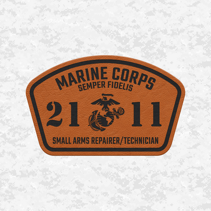 MOS 2111 Small Arms Repairer/Technician | Leather Patch | Velcro Backed