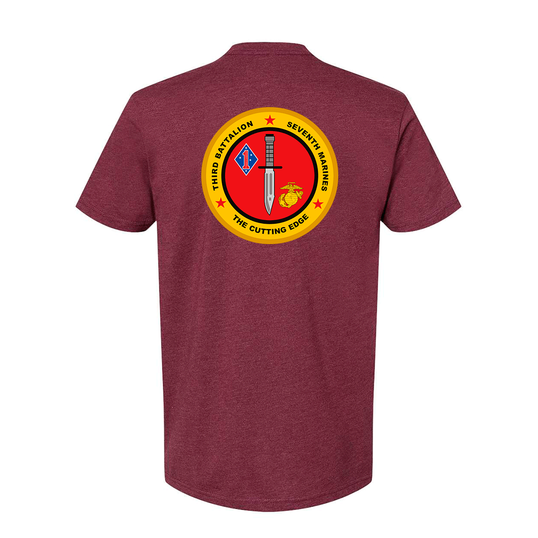 3rd Battalion 7th Marines Unit "The Cutting Edge" Shirt #2