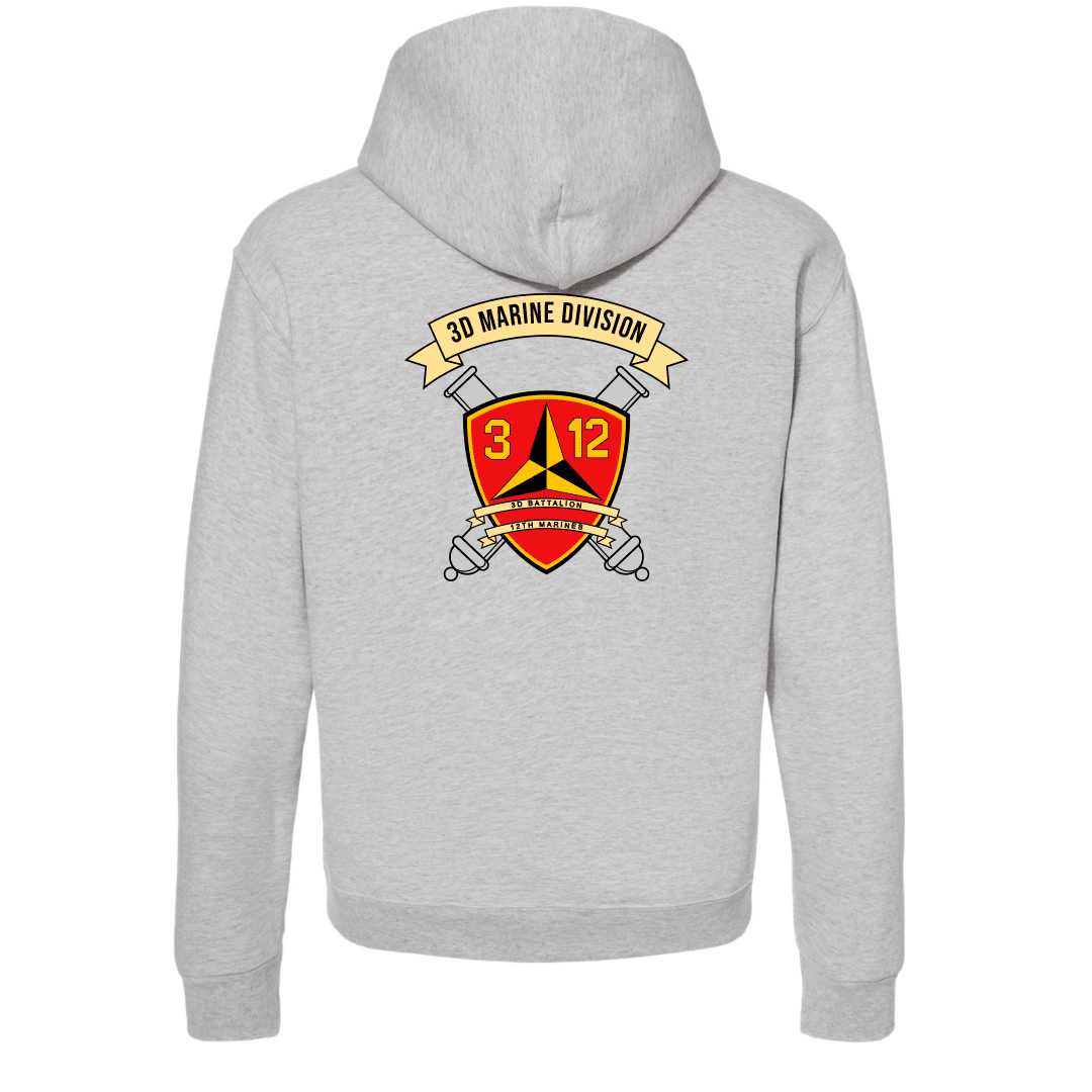 3rd Battalion 12th Marines Unit "Warriors of the Pacific" Hoodie